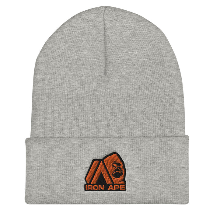 IRON APE Cuffed Beanie with Small Logo