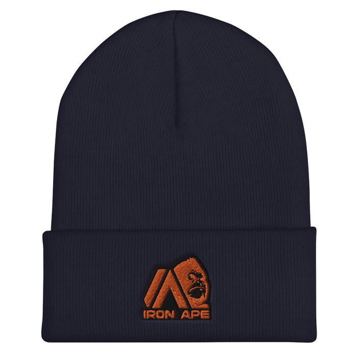 IRON APE Cuffed Beanie with Small Logo