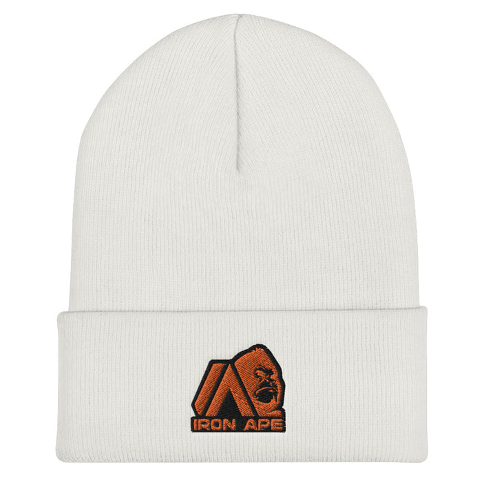 IRON APE Cuffed Beanie with Small Logo